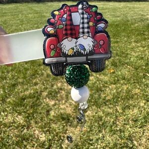 Christmas Gnome Badge Reel